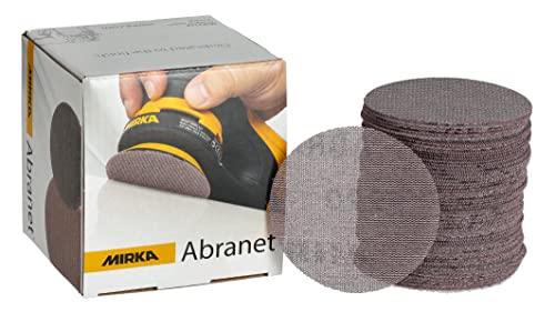 Mirka Abranet Netz-Schleifscheiben Ø 77 mm Klett/Korn P800 / 50 Stk/zum Schleifen von Holz, Spachtel, Lack, Kunststoff / 5420305081 Mirka Abranet Netz-Schleifscheiben Ø 77 mm Klett/Korn P800 / 50 Stk/zum Schleifen von Holz, Spachtel, Lack, Kunststoff / 5420305081 von MIRKA