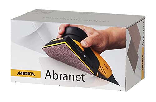 Mirka Abranet Netz-Schleifstreifen 70x125 mm Klett / Korn P240 / 50 Stk / zum Schleifen von Holz, Spachtel, Lack, Kunststoff / 5414905025 von MIRKA