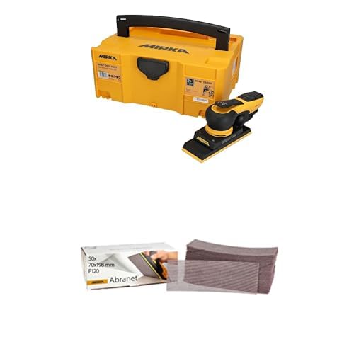 Mirka DEOS II 383 Schwingschleifer im Koffer 70x198mm 300 W vibrationsarme Schleifmaschine + Mirka Abranet Netz-Schleifstreifen 70x198 mm Klett, Korn P120, 50 Stk Mirka DEOS II 383 Schwingschleifer im Koffer 70x198mm 300 W vibrationsarme Schleifmaschine + Mirka Abranet Netz-Schleifstreifen 70x198 mm Klett, Korn P120, 50 Stk von MIRKA