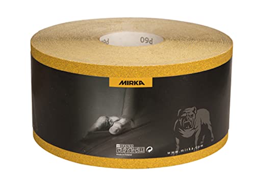 Mirka Gold Universal-Schleifpapier Schleifrolle 115mm x 50m / Korn P150 / Zum Schleifen von Gips, Spachtel, Spanplatten, Holz, Lack Mirka Gold Universal-Schleifpapier Schleifrolle 115mm x 50m / Korn P150 / Zum Schleifen von Gips, Spachtel, Spanplatten, Holz, Lack von MIRKA