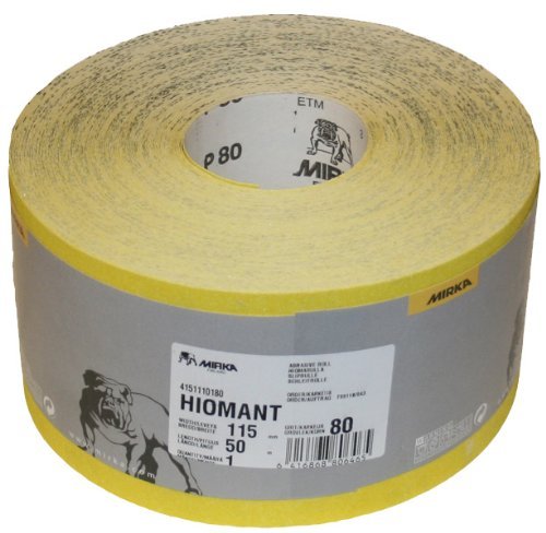 Mirka Hiomant Schleifpapier, 50 m Rolle, Körnung P80 von MIRKA