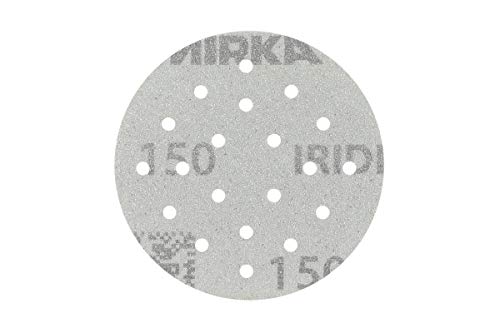 Mirka Iridium Premium-Schleifpapier Ø 77mm 20H Klett Korn 180, 50 Stk/Zum Schleifen von Lack, Spachtel, Grundierung, Holz, Stahl, Mineralwerkstoffe, Kunststoff Mirka Iridium Premium-Schleifpapier Ø 77mm 20H Klett Korn 180, 50 Stk/Zum Schleifen von Lack, Spachtel, Grundierung, Holz, Stahl, Mineralwerkstoffe, Kunststoff von MIRKA