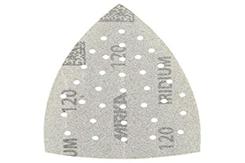 Mirka Iridium Schleifdreieck Premium-Schleifpapier 100x152x152mm 36-Loch Klett Korn 120, 50 Stk/Zum Schleifen von Lack, Spachtel, Grundierung, Holz, Stahl, Mineralwerkstoffe, Kunststoff Mirka Iridium Schleifdreieck Premium-Schleifpapier 100x152x152mm 36-Loch Klett Korn 120, 50 Stk/Zum Schleifen von Lack, Spachtel, Grundierung, Holz, Stahl, Mineralwerkstoffe, Kunststoff von MIRKA