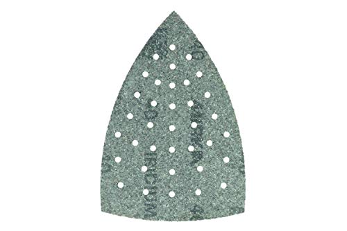 Mirka Iridium Schleifdreieck Premium-Schleifpapier 100x152x152mm 36-Loch Klett Korn 240, 50 Stk/Zum Schleifen von Lack, Spachtel, Grundierung, Holz, Stahl, Mineralwerkstoffe, Kunststoff von MIRKA