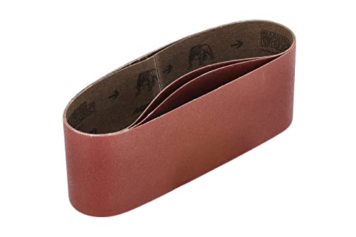 Mirka Red 3 x Gewebe-Schleifbänder 75x457mm / Korn P120 / hochwertiges Schleifband für Bandschleifer/Zum Schleifen von Holz und Metall Mirka Red 3 x Gewebe-Schleifbänder 75x457mm / Korn P120 / hochwertiges Schleifband für Bandschleifer/Zum Schleifen von Holz und Metall von MIRKA