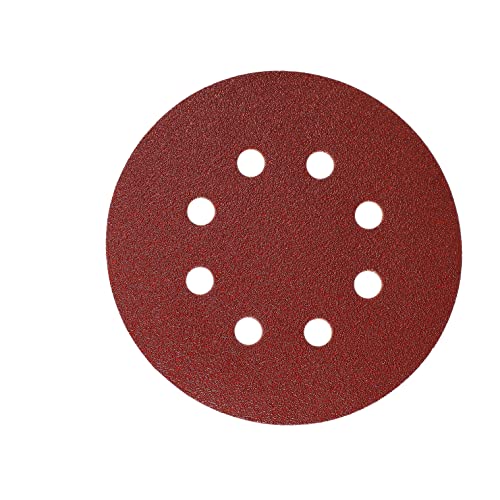 Mirka Red Schleifpapier Schleifscheiben Ø 125 mm/Klett-Haftung /8-Loch/Korn P100 /5 Stück/zum Schleifen von Holz, Metall und Kunststoff Mirka Red Schleifpapier Schleifscheiben Ø 125 mm/Klett-Haftung /8-Loch/Korn P100 /5 Stück/zum Schleifen von Holz, Metall und Kunststoff von MIRKA