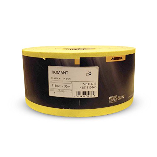 Mirka Schleifpapier/Sandpapier, 50-m-Rolle, P120 Korn, 1 Stück, schwarz, 4151110112 Mirka Schleifpapier/Sandpapier, 50-m-Rolle, P120 Korn, 1 Stück, schwarz, 4151110112 von MIRKA
