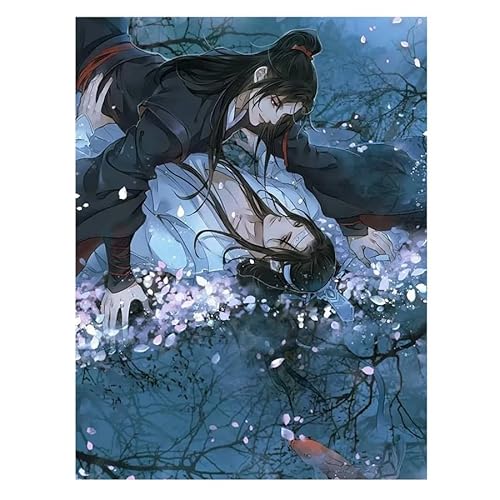 Diamond Painting Kits, Mo Dao Zu Shi Animationscharaktermuster, I 30*40cm 5D Diamond Art Kits Full Drill Diamond Paintings Kit Crafts for Adults Kids Beginners, DIY Diamond Painting Gem Art Home Wall von MIRONS