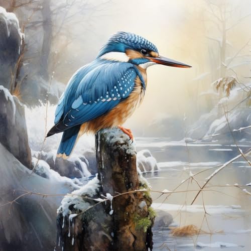 MIRONS Diamond Painting Kits für Erwachsene, schöner Eisvogel,O Diamant Malerei Set für Erwachsene Paint with Diamonds,Gem Art Drill für Home Wall Decor,30 * 40cm MIRONS Diamond Painting Kits für Erwachsene, schöner Eisvogel,O Diamant Malerei Set für Erwachsene Paint with Diamonds,Gem Art Drill für Home Wall Decor,30 * 40cm von MIRONS