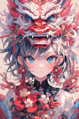 MIRONS Diamond Painting für Erwachsene, Comic-Mädchen und Drache,P,50 * 70cm DIY 5D Full Drill Diamant Painting Bilder, Diamanten Malerei Handwerkskunst für die Wanddekoration zu Hause MIRONS Diamond Painting für Erwachsene, Comic-Mädchen und Drache,P,50 * 70cm DIY 5D Full Drill Diamant Painting Bilder, Diamanten Malerei Handwerkskunst für die Wanddekoration zu Hause von MIRONS