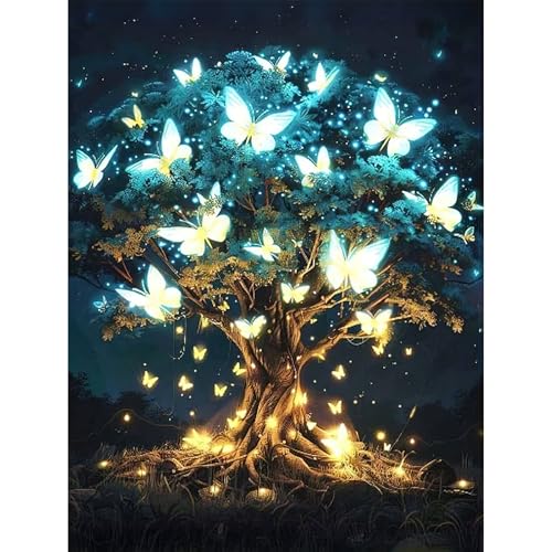 MISCER Diamond Painting für Erwachsene, Diamond Painting kit, Baum des Lebens 5D Diamant Malerei Set Anfänger, DIY Diamant Malerei Basteln Bilder Arts Geschenk für Zuhause Wand Deko 30x40cm von MISCER