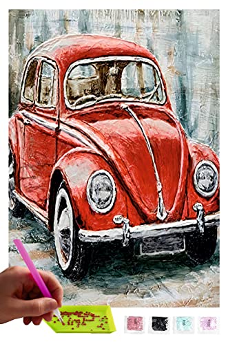 MISHBAY Diamond Painting Erwachsene Autos - 30x40cm - Diamant Painting Bilder - DIY Strass Mosaikbild mit Hochwertiger Leinwand - Kreatives Hobb MISHBAY Diamond Painting Erwachsene Autos - 30x40cm - Diamant Painting Bilder - DIY Strass Mosaikbild mit Hochwertiger Leinwand - Kreatives Hobb von MISHBAY
