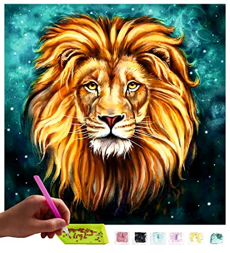 MISHBAY Diamond Painting Löwe - 30x40cm Diamond Painting Erwachsene - Diamant Painting Bilder Löwen - DIY 5D Satz Wand Dekor Diamantstickerei MISHBAY Diamond Painting Löwe - 30x40cm Diamond Painting Erwachsene - Diamant Painting Bilder Löwen - DIY 5D Satz Wand Dekor Diamantstickerei von MISHBAY