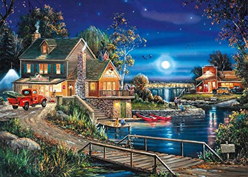 MISHBAY Diamond Painting Haus Am See - 30x40cm Diamond Painting Erwachsene - Diamant Painting Bilder - DIY 5D Satz Wand Dekor Diamantstickerei MISHBAY Diamond Painting Haus Am See - 30x40cm Diamond Painting Erwachsene - Diamant Painting Bilder - DIY 5D Satz Wand Dekor Diamantstickerei von MISHBAY
