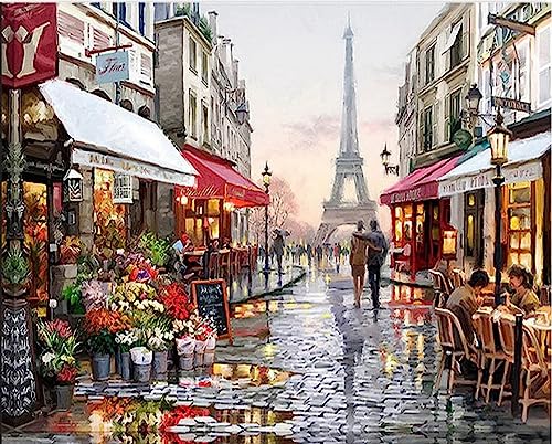 MISHBAY Diamond Painting Paris - 30x30cm Diamond Painting Erwachsene - Diamant Painting Bilder - DIY 5D Satz Wand Dekor Diamantstickerei MISHBAY Diamond Painting Paris - 30x30cm Diamond Painting Erwachsene - Diamant Painting Bilder - DIY 5D Satz Wand Dekor Diamantstickerei von MISHBAY