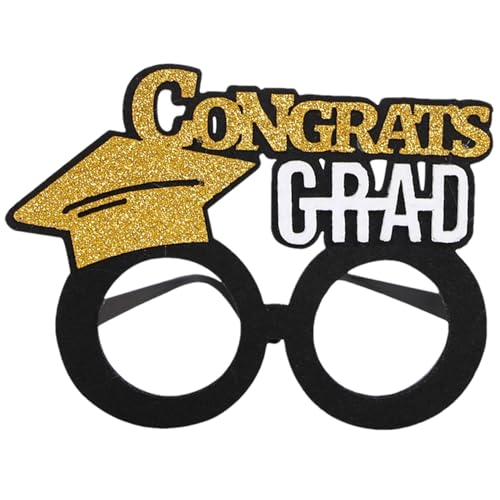 MISOYER Abschlussbrille 2024, Abschlussfeierbrille 2024 - Abschlussbrille Partybrille | Grad-Brillen, Fotokabinen-Requisiten, Abschlussfeier-Dekorationen, Abschluss-Requisiten 2024 von MISOYER