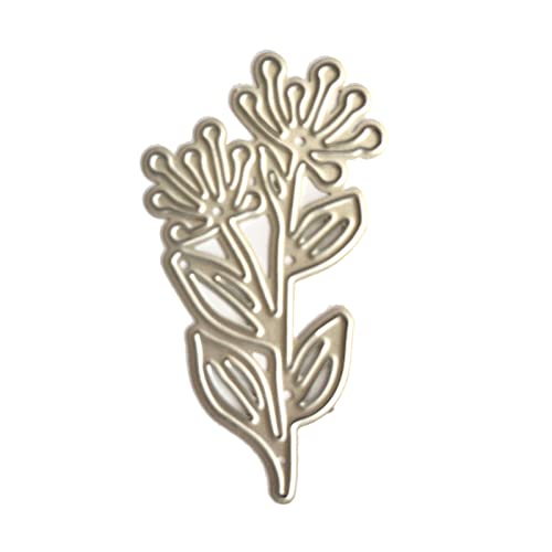 1 Set Metall-Stanzformen mit Blumen-Motiv, handgefertigt, Schablonenform, Prägemuster für Kinder und Erwachsene von MISUVRSE