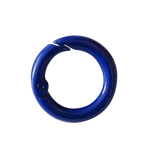 10 x Feder-O-Ringe, Metall-Spaltringe, Hundekette, Schmuck, Schnallen-Verbinder für Anfänger, Anfänger, Bastelarbeiten von MISUVRSE
