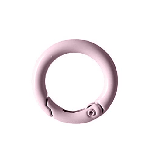 10 x Feder-O-Ringe, Metall-Spaltringe, Hundekette, Schmuck, Schnallen-Verbinder für Anfänger, Anfänger, Bastelarbeiten von MISUVRSE