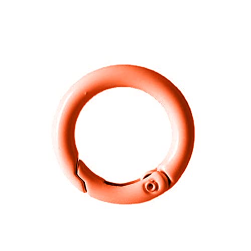 10 x Feder-O-Ringe, Metall-Spaltringe, Hundekette, Schmuck, Schnallen-Verbinder für Anfänger, Anfänger, Bastelarbeiten von MISUVRSE