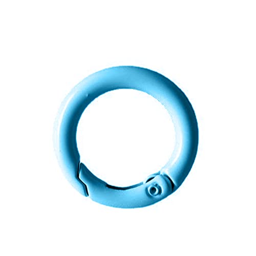 10 x Feder-O-Ringe, Metall-Spaltringe, Hundekette, Schmuck, Schnallen-Verbinder für Anfänger, Anfänger, Bastelarbeiten von MISUVRSE