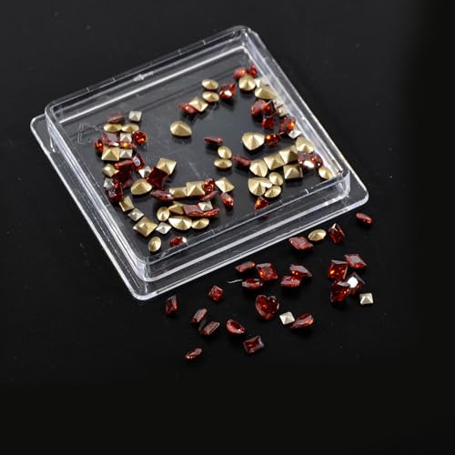100 Stück spitze Strasssteine, 3D-Kristallschmuck, Maniküre-Dekorationsteil 100 Stück spitze Strasssteine, 3D-Kristallschmuck, Maniküre-Dekorationsteil von MISUVRSE