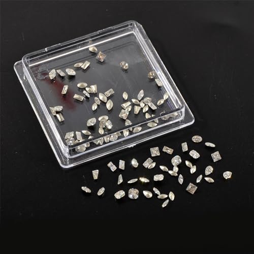 100 Stück spitze Strasssteine, 3D-Kristallschmuck, Maniküre-Dekorationsteil 100 Stück spitze Strasssteine, 3D-Kristallschmuck, Maniküre-Dekorationsteil von MISUVRSE