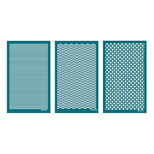 3 Stück Love-Heart Siebdruck-Schablonen Schneeflocke wiederverwendbare Siebdruck-Mesh-Schablonen Transfer für Basteldekoration 3 Stück Love-Heart Siebdruck-Schablonen Schneeflocke wiederverwendbare Siebdruck-Mesh-Schablonen Transfer für Basteldekoration von MISUVRSE