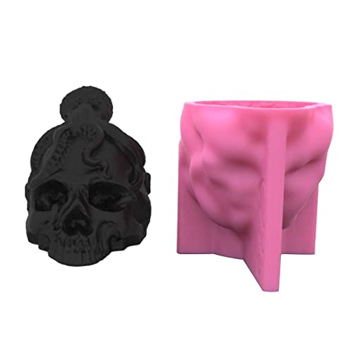 3D Schädel Kerze Silikonform Für Handgefertigtes Desktop Gypsum Epoxidharz Kerzenform Für Wohnkultur 3D Schädel Kerze Silikonform Für Handgefertigtes Desktop Gypsum Epoxidharz Kerzenform Für Wohnkultur von MISUVRSE