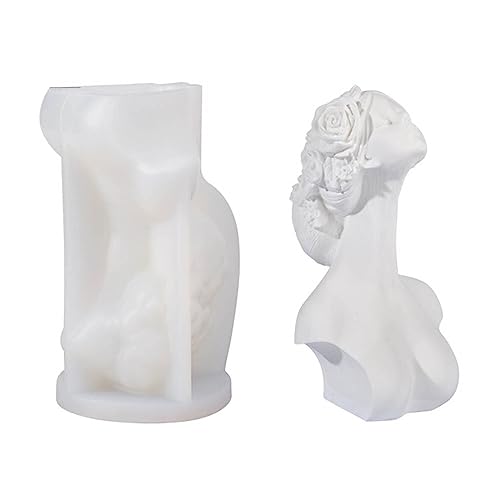 3D-Silikonform für Mädchen, duftend, Gips, Seife, Basteln, Epoxidharz-Formen von MISUVRSE