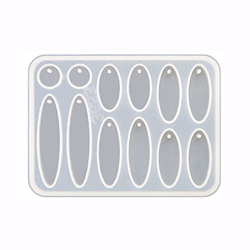 Anhänger-Harz-Form, verschiedene Formen, Schmuckformen mit Löchern, handgefertigtes Zubehör, Silikon für Ohrringe, Harz-Anhängerformen für Schmuckherstellung von MISUVRSE