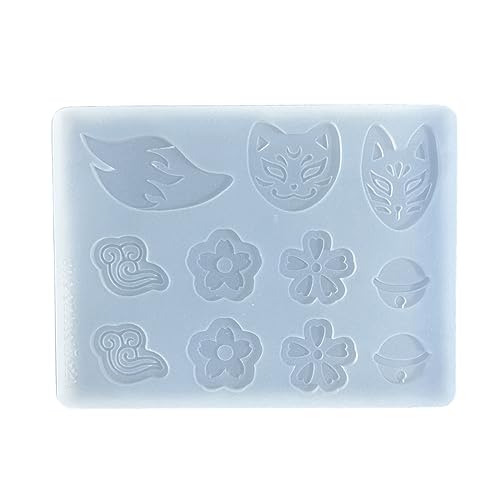 Epoxidharz-Gussform, Blumenteile, Silikonanhänger, Schmuck, Schlüsselanhänger, Dekoration, Basteln, Füchse, Blumenteile Epoxidharz-Gussform, Blumenteile, Silikonanhänger, Schmuck, Schlüsselanhänger, Dekoration, Basteln, Füchse, Blumenteile von MISUVRSE