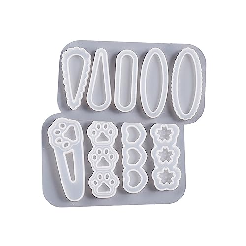 Epoxidharz-Gussformen für Haarspangen, Silikonharz, Schmuck für Haarspangen, Schmuckform Epoxidharz-Gussformen für Haarspangen, Silikonharz, Schmuck für Haarspangen, Schmuckform von MISUVRSE