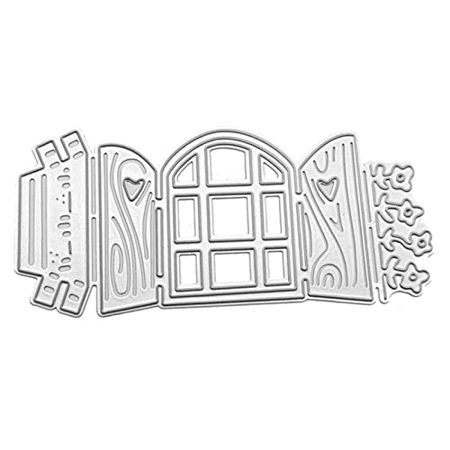 Fenster-Metall-Stanzformen, Prägeschablone, dekorative Schablone für Grußkarten, Scrapbooking, Hochzeitsdekoration von MISUVRSE