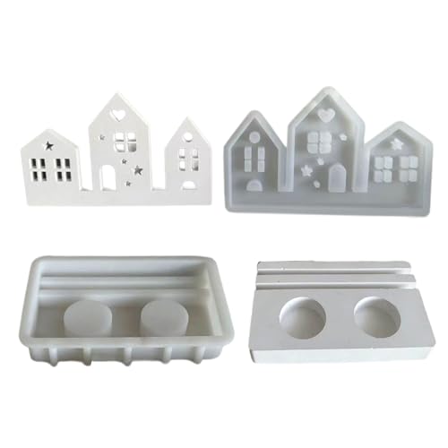 Gießformen, Kerzenhalter, Silikon, Bastelformen, Anhänger, 3D-Kerzenständer, Dekorationen Gießformen, Kerzenhalter, Silikon, Bastelformen, Anhänger, 3D-Kerzenständer, Dekorationen von MISUVRSE