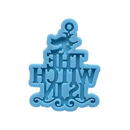 Glänzende Glänzende Silikonharzformen Halloween Hexenschlüsselkettenform Schlüsselbund Anhänger Schmuck Epoxidharz Crafting Formen Glänzende Glänzende Silikonharzformen Halloween Hexenschlüsselkettenform Schlüsselbund Anhänger Schmuck Epoxidharz Crafting Formen von MISUVRSE
