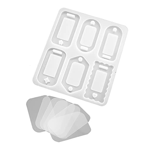 Glänzende Silikon-Dekorationsformen, Geometrie, Ornament, Schlüsselanhänger, Anhänger, Schmuck, Epoxidharz, Basteln, Silikon-Schlüsselanhänger für Epoxidharz von MISUVRSE