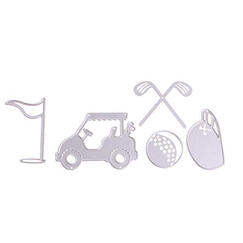 Golf-Set Stanzschablonen, Schablonen, Scrapbooking, Album, Prägung, Karten, Bastelarbeiten, Dekor-Stanzformen von MISUVRSE