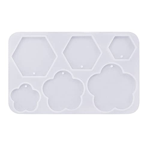 Kristall-Epoxid-Form, Ohrringe, Schmuck, hängende Anhänger, Dekoration, mehrere Stile, rund, oval, Silikon, runde ovale Ohrringformen für Harzguss von MISUVRSE