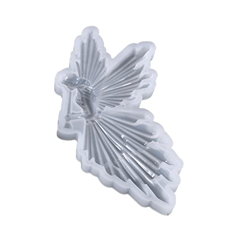 Kristall-Epoxidharz-Form, Mädchen, das die Flöte spielt, Gießen, Silikon, Handwerk, Schmuckform von MISUVRSE