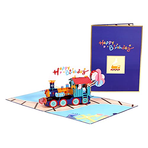 MISUVRSE 3D Zug Grußkarten Für Alles Zum Geburtstag Neujahr Postkarten Mit Umschlag Handgefertigtes Weihnachtskinder Geschenk MISUVRSE 3D Zug Grußkarten Für Alles Zum Geburtstag Neujahr Postkarten Mit Umschlag Handgefertigtes Weihnachtskinder Geschenk von MISUVRSE