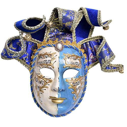 MISUVRSE Jester-Masks Exquisite Wanddekoration, Kunst-Kollektion, Italia, Vollgesicht, Frauengesicht für Maskerade, Narren-Maske, Vollgesichtsmaske, Wanddekoration, Frauengesicht von MISUVRSE