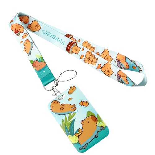 MISUVRSE Lanyards Mit Keychain Halsriemen Capybaras Abzeichenhalter Lanyard Schöne Karte Für Krankenschwestern Lehrer Büro Schöne Halsgurt Capybara Lanyard Mit Schlüsselbund Auszeichenkarte Vorhanden MISUVRSE Lanyards Mit Keychain Halsriemen Capybaras Abzeichenhalter Lanyard Schöne Karte Für Krankenschwestern Lehrer Büro Schöne Halsgurt Capybara Lanyard Mit Schlüsselbund Auszeichenkarte Vorhanden von MISUVRSE