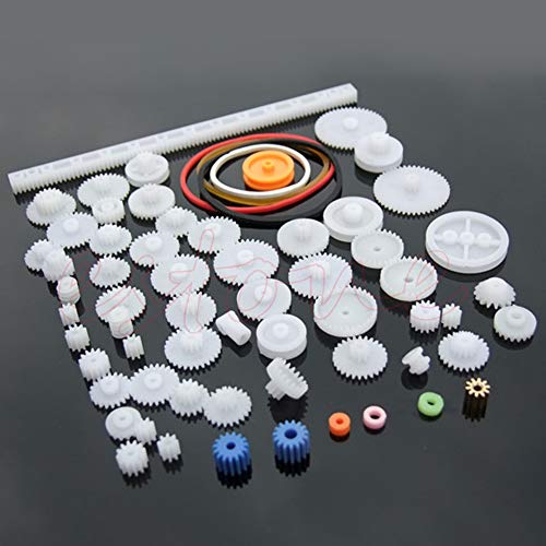 MISUVRSE NEU 60 PCS Kunststoffwelle Einzelner Doppelreduktion Kron Wurm Zahnrad Roboter MISUVRSE NEU 60 PCS Kunststoffwelle Einzelner Doppelreduktion Kron Wurm Zahnrad Roboter von MISUVRSE