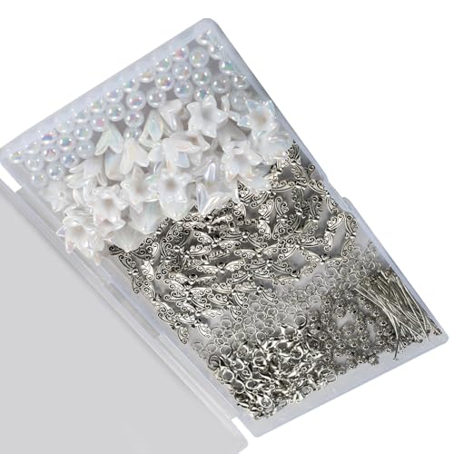 MISUVRSE Packung Von 50 Eleganten Engels Und Perlenschlüsselketten Tragbare Zubehördekoration Bequem Um Dem Kreatives Hobby Set Süße Zu Verleihen von MISUVRSE