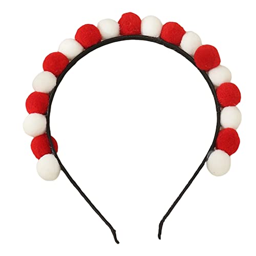 MISUVRSE PomPoms Haarband Weihnachten Stirnband Weihnachten Kopfbedeckung Weihnachten HairHoop Party Kleid Neujahr Party Kopfbedeckung MISUVRSE PomPoms Haarband Weihnachten Stirnband Weihnachten Kopfbedeckung Weihnachten HairHoop Party Kleid Neujahr Party Kopfbedeckung von MISUVRSE