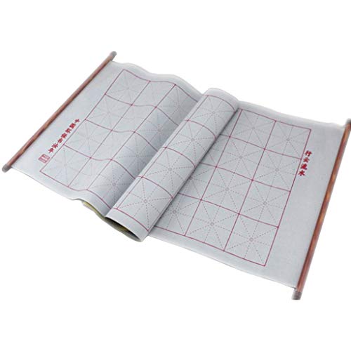 MISUVRSE Wasserpapier mit Gittermuster, chinesisches Kalligraphie-Wasserpapier, wiederverwendbar, starke Wasseraufnahme, schnell trocknend, 150 x 43 cm von MISUVRSE