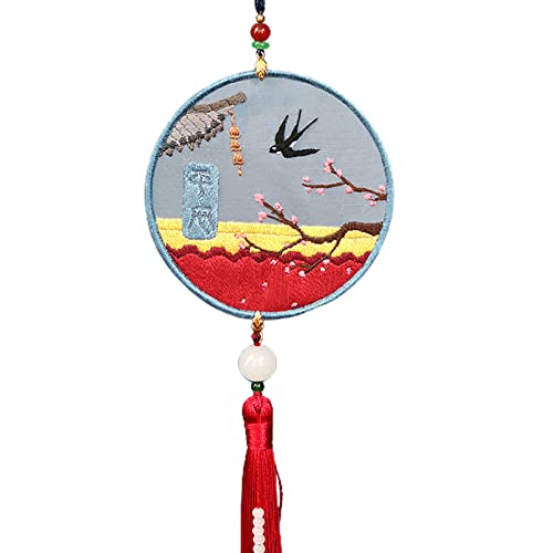 MISUVRSE for Cross Kit Traditionelle chinesische Malmuster, hausgemachtes Amulett mit Talismanen für Kreuz, 13 Opt Sticksets für Erwachsene, lustig von MISUVRSE