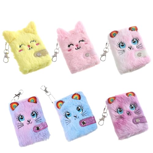 Plüsch-Schlüsselanhänger, Notizblock, Notizbuch, Seiten, Schüler, Schultasche, Pandent, Weihnachten, Halloween, Geburtstag, Geschenk, Zubehör, Schlüsselanhänger mit Clip, klein, niedlich für Frauen Plüsch-Schlüsselanhänger, Notizblock, Notizbuch, Seiten, Schüler, Schultasche, Pandent, Weihnachten, Halloween, Geburtstag, Geschenk, Zubehör, Schlüsselanhänger mit Clip, klein, niedlich für Frauen von MISUVRSE