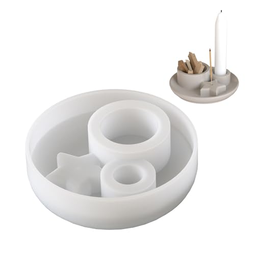 Praktische Silikonform Für Stern Und Mondkerzenhalter Und Schneidenbasen Leicht Zu Demolden Für Handwerksliebhaber Star Moon Designs von MISUVRSE